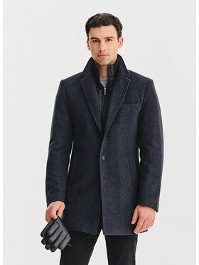 Pako Lorente Pako Lorente Płaszcz zimowy P25WF-7X-016 Szary Classic Fit