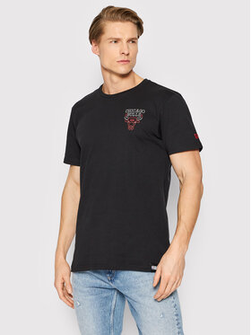 New Era New Era T-Shirt Chicago Bulls Neon Graphic 12893098 Μαύρο Regular Fit