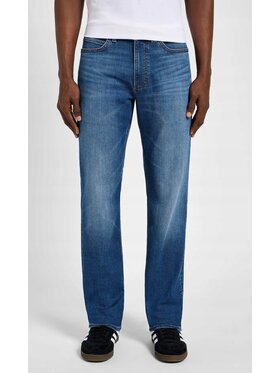 Lee Lee Jeansy X Straight Niebieski Regular Fit