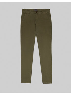 Borgio Borgio Spodnie materiałowe menfi Zielony Slim Fit