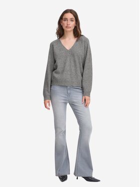 ICHI ICHI Maglione Maglia ihdasila ls2 Grigio Regular Fit