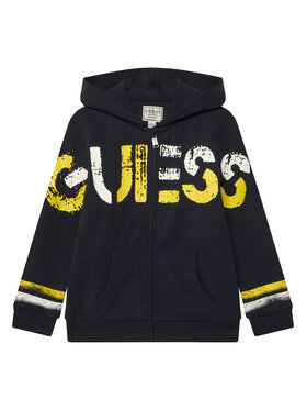 Guess Guess Majica dugih rukava N6RQ07 KCCH0 Tamnoplava Regular Fit