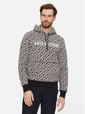 Tommy Hilfiger Tommy Hilfiger Džemperis Monogram MW0MW34186 Juoda Regular Fit