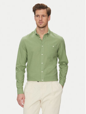 Blend Blend Camicia 20718400 Verde Regular Fit