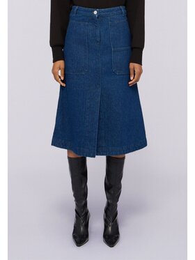 Trussardi Trussardi Gonna 1403A000648N0H4 Blu A-Line Fit