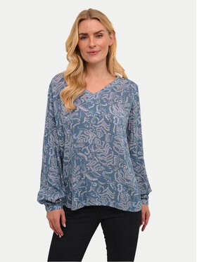 Kaffe Kaffe Bluse 10501481 Blau Regular Fit