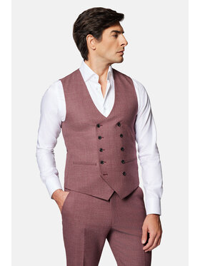 Lancerto Lancerto Kamizelka Rosley KA073124000001 Bordowy Regular Fit