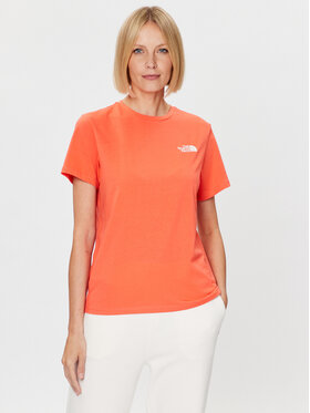The North Face The North Face T-Shirt Foundation Graphic NF0A55B2 Oranžová Regular Fit