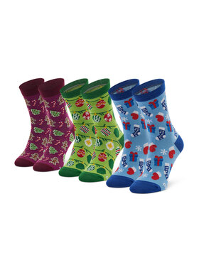 Rainbow Socks Rainbow Socks Visoke unisex čarape Xmas Socks Box Šarena