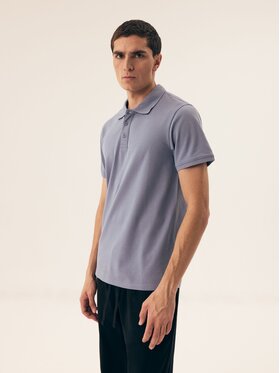Henderson Henderson Polo 43025 Niebieski Regular Fit