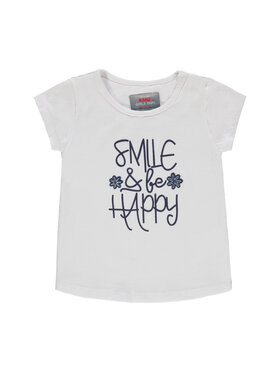 Kanz Kanz T-Shirt 1833013-1000 Biały Basic Fit
