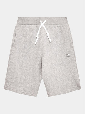 Champion Champion Спортни шорти Embroidered 306348 Сив Regular Fit