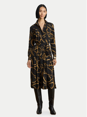 LAUREN RALPH LAUREN LAUREN RALPH LAUREN Krekla kleita 200P13730001 Melns A-Line Fit