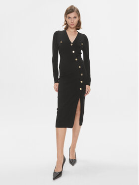 Pinko Pinko Úpletové šaty Comasico 101925 A16I Černá Slim Fit