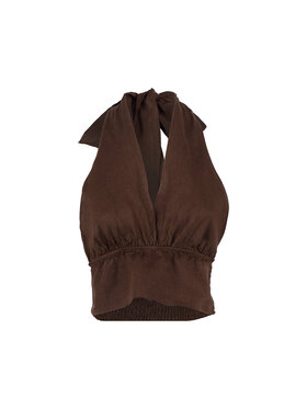 ACANFORA ACANFORA Top 8709-MOR Brązowy Regular Fit