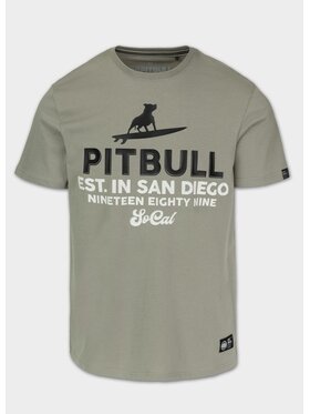 PITBULL PITBULL T-Shirt Koszulka męska SURFING DOG XL Szary Regular Fit