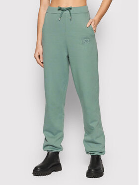 Lee Lee Spodnie dresowe L32MTXTY 112143855 Zielony Relaxed Fit