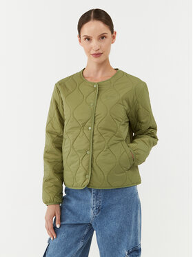 Vans Vans Pārejas jaka Forces Os Short Rev Liner Jacket VN0A7RNG Zaļš Relaxed Fit
