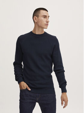 Casual Friday Casual Friday Sweter 20504503 Granatowy Regular Fit