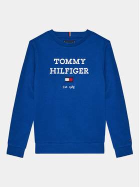 Tommy Hilfiger Tommy Hilfiger Felpa Logo KB0KB08713 D Blu Regular Fit