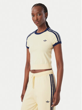 adidas adidas T-Shirt KS7376 Creme Slim Fit