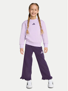 adidas adidas Trening Fleece JX0201 Violet Regular Fit