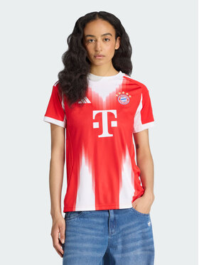 adidas adidas Koszulka techniczna FC Bayern 25/26 Home Jersey Czerwony Regular Fit