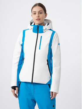 4F 4F Skijaška jakna 4FAW23TTJAF336 Plava Slim Fit