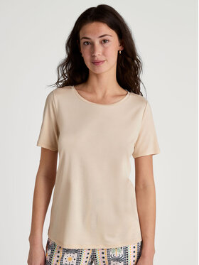 Calida Calida T-Shirt 14359 Beżowy Regular Fit
