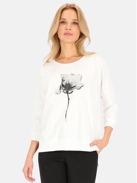 Perso Perso T-Shirt TLE240511F Écru Regular Fit