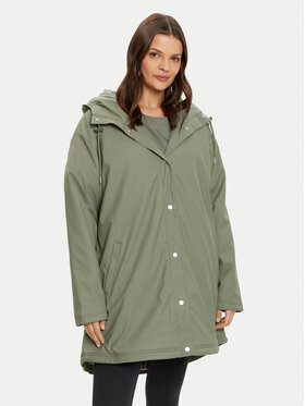 Roxy Roxy Яке за дъжд Rain Road ERJJK03608 Зелен Regular Fit