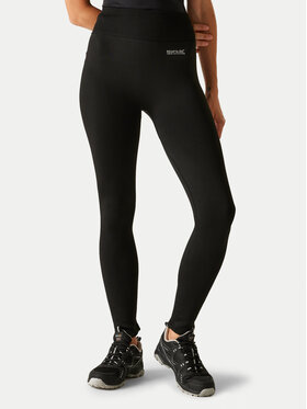 Regatta Regatta Leggings Thermal Stretch RWJ291 Fekete Slim Fit