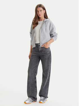 Calvin Klein Jeans Calvin Klein Jeans Felpa Monogram LV047F208G Grigio Relaxed Fit