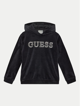 Guess Guess Μπλούζα J4YQ27 KBXI2 Μαύρο Regular Fit