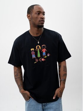 MyStars MyStars T-Shirt 125047 Czarny Oversize