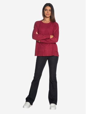 Yes Zee Yes Zee Maglione Maglia donna Bordeaux Regular Fit