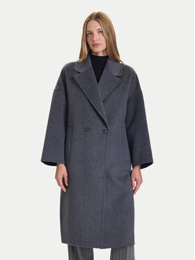 ViCOLO ViCOLO Gyapjú kabát TF0003 Szürke Regular Fit