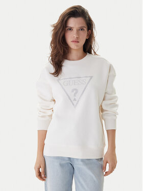 Guess Guess Majica dugih rukava W6RQ16 KB681 Écru Regular Fit