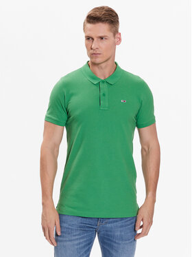 Tommy Jeans Tommy Jeans Polo DM0DM15940 Vert Slim Fit