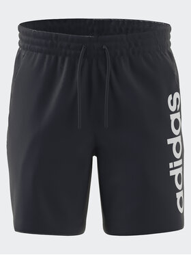 adidas adidas Pantaloncini sportivi AEROREADY Essentials Single Jersey Linear Logo Shorts IC0064 Blu Regular Fit
