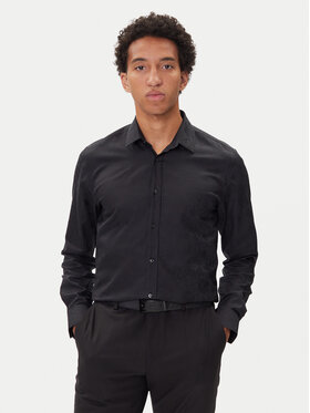HUGO HUGO Koszula Elisha02 50544981 Czarny Slim Fit