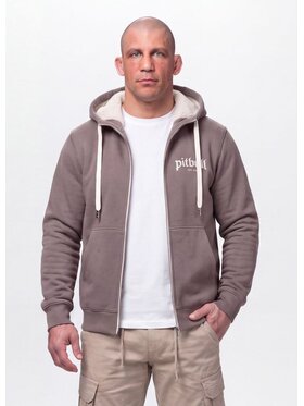 PITBULL PITBULL Bluza RUFFIN RING Brązowy Regular Fit