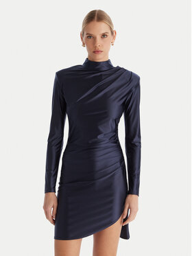 ACCESS FASHION ACCESS FASHION Koktel haljina 54-3037-170 Tamnoplava Slim Fit