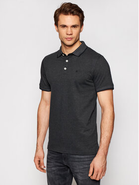 Jack&Jones Jack&Jones Poloshirt Paulos 12136668 Schwarz Slim Fit