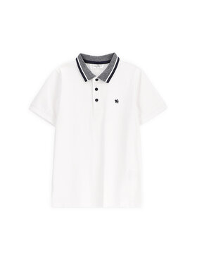 Coccodrillo Coccodrillo Tricou polo WC5143602EJB Alb Regular Fit