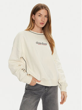 Guess Guess Світшот W4BQ18 KC811 Écru Regular Fit