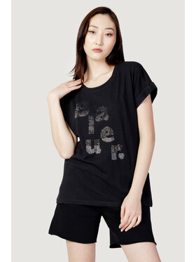 Blauer Blauer T-shirt LOGO PAILLETTES Nero Shirt Fit