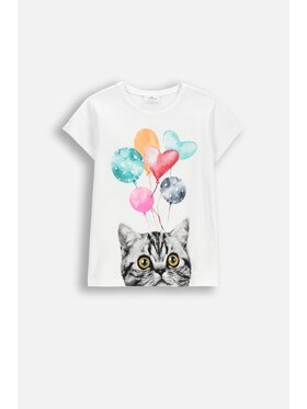 Coccodrillo Coccodrillo T-Shirt WC6143218VGB-001 Biały Regular Fit