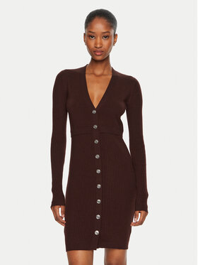 PINKO Pinko Плетена рокля Riserva 104017 A15S Кафяв Regular Fit