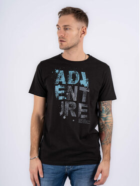 Marcus Marcus T-shirt Willow Nero Regular Fit